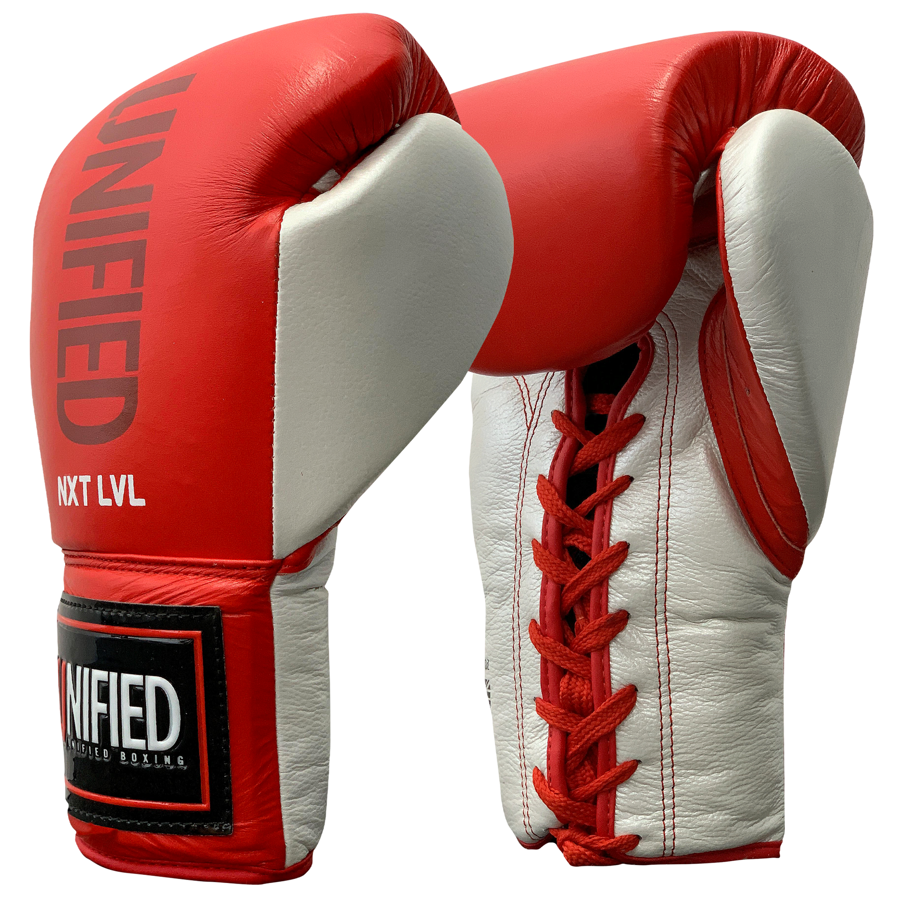 Laced Boxing Gloves Lace Up Sparring Gloves Professional